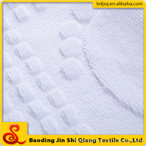 Luxury Five Star Hotel Cotton Bath Mat With Logo, Very Soft Mat Towel